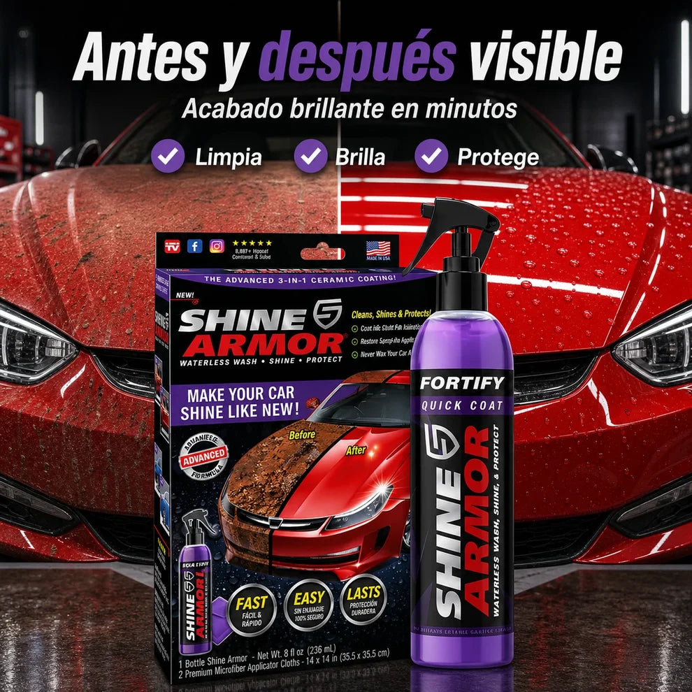 Revestimiento cerámico 3 en 1 + paño de microfibra premium