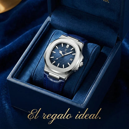 Reloj POEDAGAR Azul: Estilo Business Premium