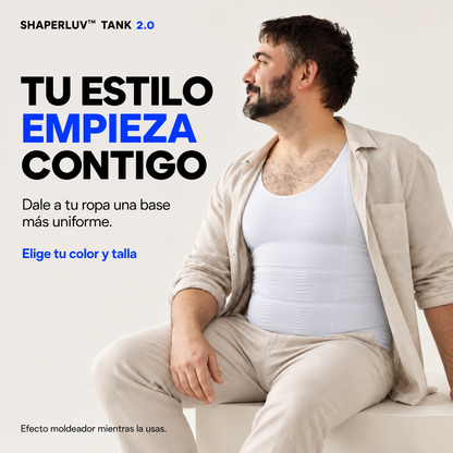SHAPERLUV™ Tank 2.0 — Camiseta Moldeadora de Compresión para Hombre