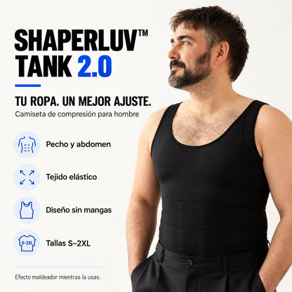 SHAPERLUV™ Tank 2.0 — Camiseta Moldeadora de Compresión para Hombre