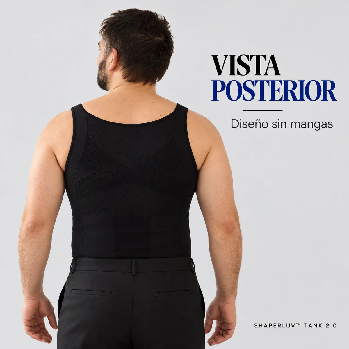 SHAPERLUV™ Tank 2.0 — Camiseta Moldeadora de Compresión para Hombre