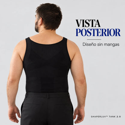 SHAPERLUV™ Tank 2.0 — Camiseta Moldeadora de Compresión para Hombre